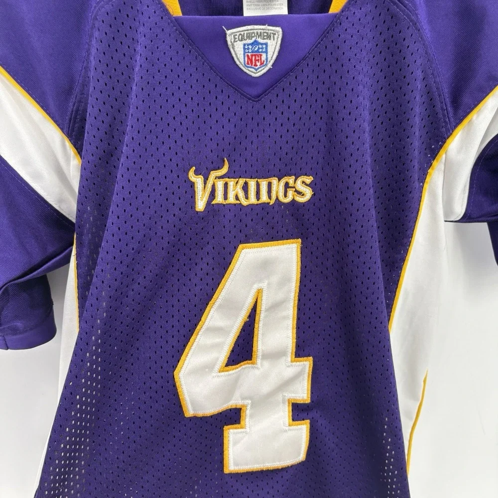 NFL - Vikings - # 4 - Brett Favre - Onfield Reebok‎ Jersey - Youth Large 10/12